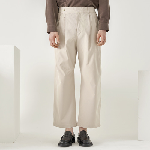 double pocket wide pants (beige), [noun](노운),double pocket wide pants (beige)