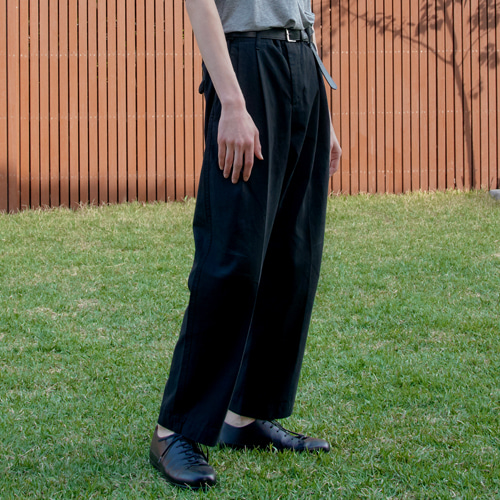wide tapered pants (black), [noun](노운),wide tapered pants (black)