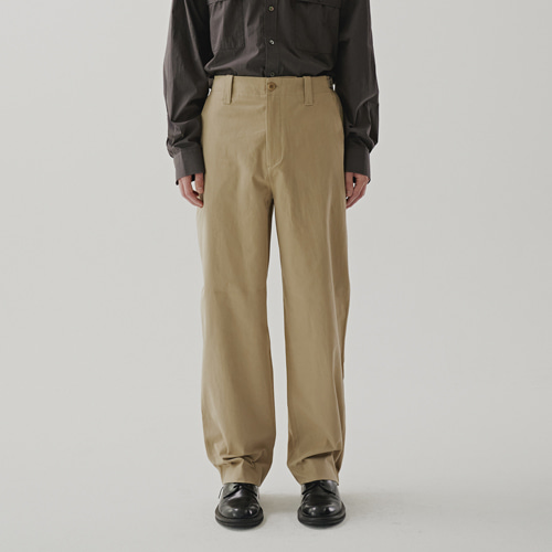 straight chino pants (beige), [noun](노운),straight chino pants (beige)