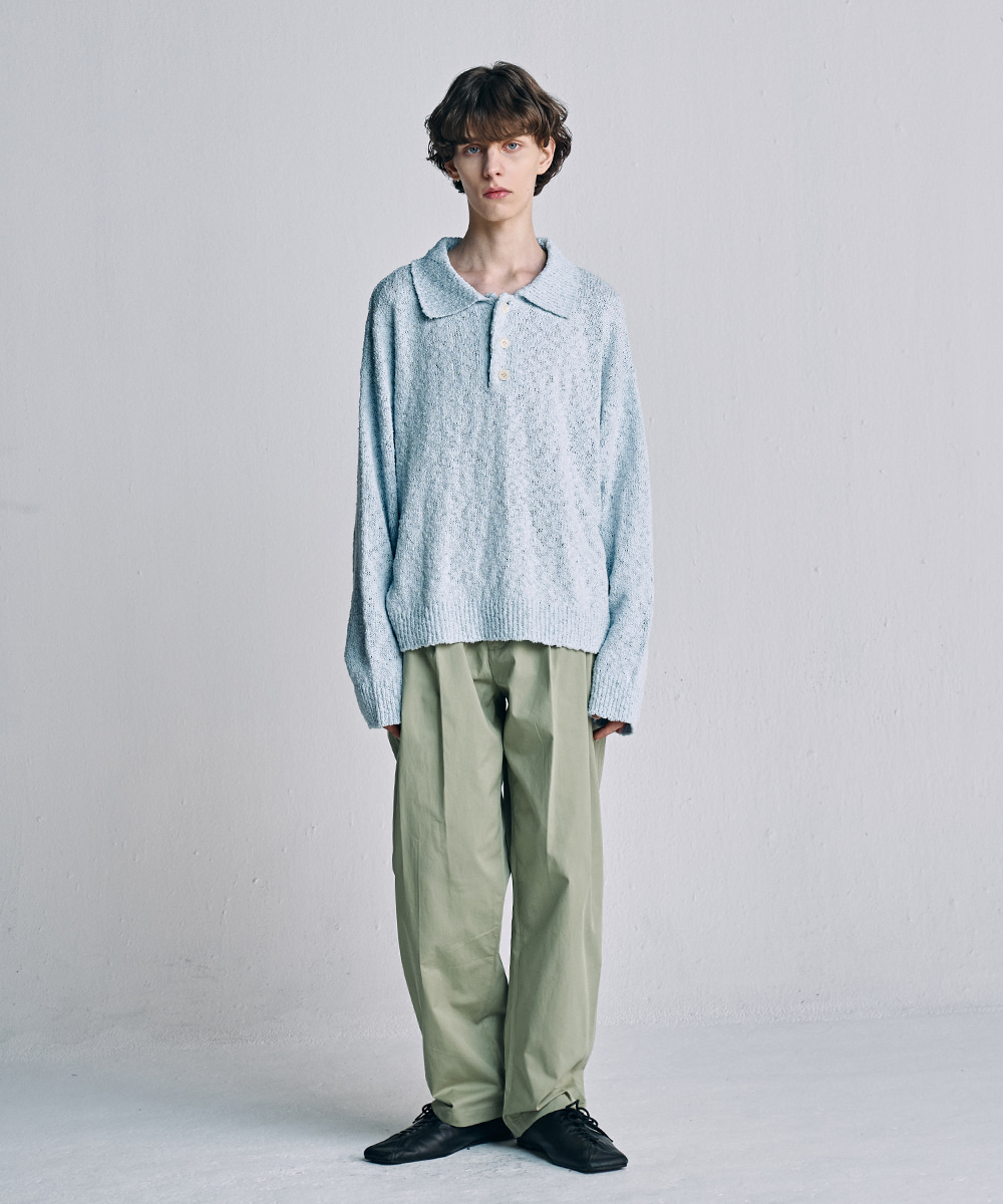 [23S/S] wide tapered chino pants (green), [noun](노운),[23S/S] wide tapered chino pants (green)