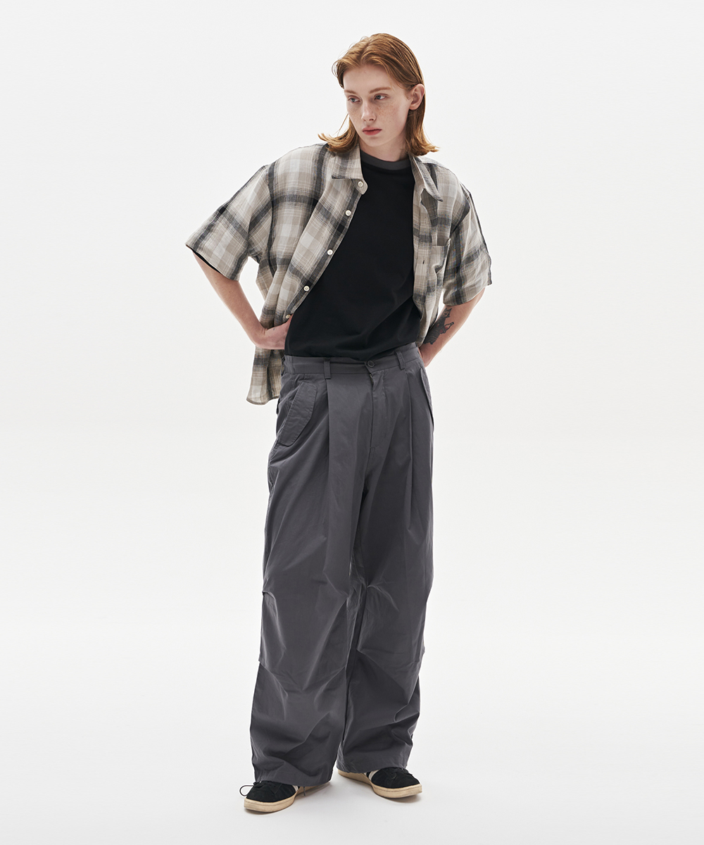 [23S/S] wide multi pants (charcoal)_8월14일 예약배송, [noun](노운),[23S/S] wide multi pants (charcoal)_8월14일 예약배송
