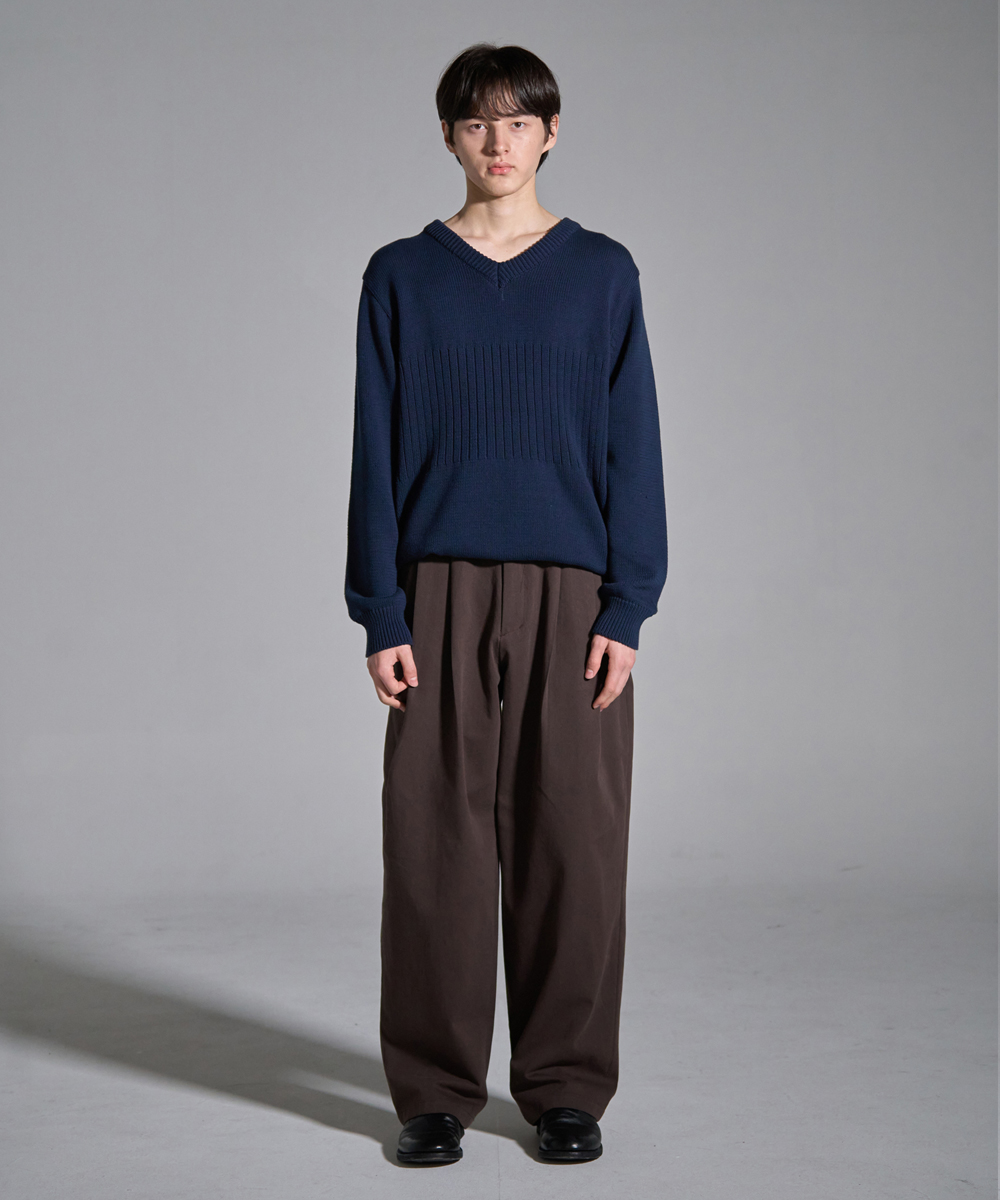 [23F/W] wide chino pants (brown), [noun](노운),[23F/W] wide chino pants (brown)