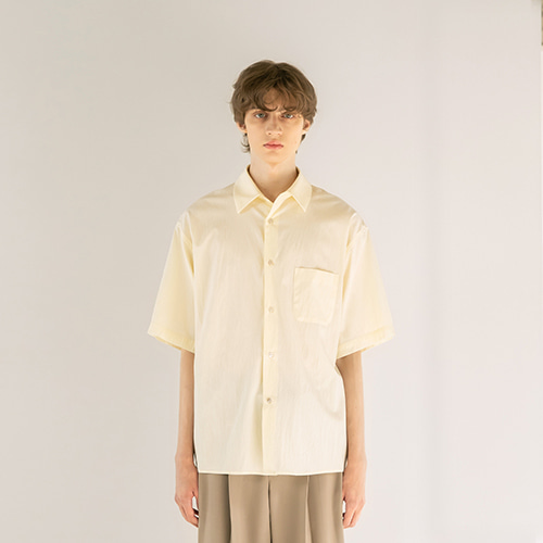 [exclusive][21s/s] wide silhouette shirt (cream), [noun](노운),[exclusive][21s/s] wide silhouette shirt (cream)