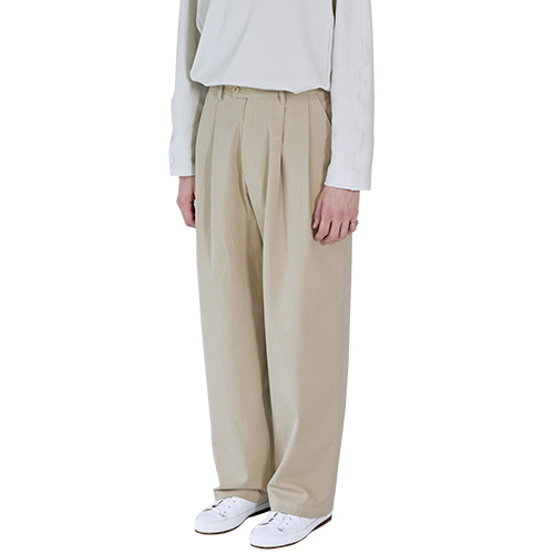 [21F/W] wide chino pants (beige), [noun](노운),[21F/W] wide chino pants (beige)