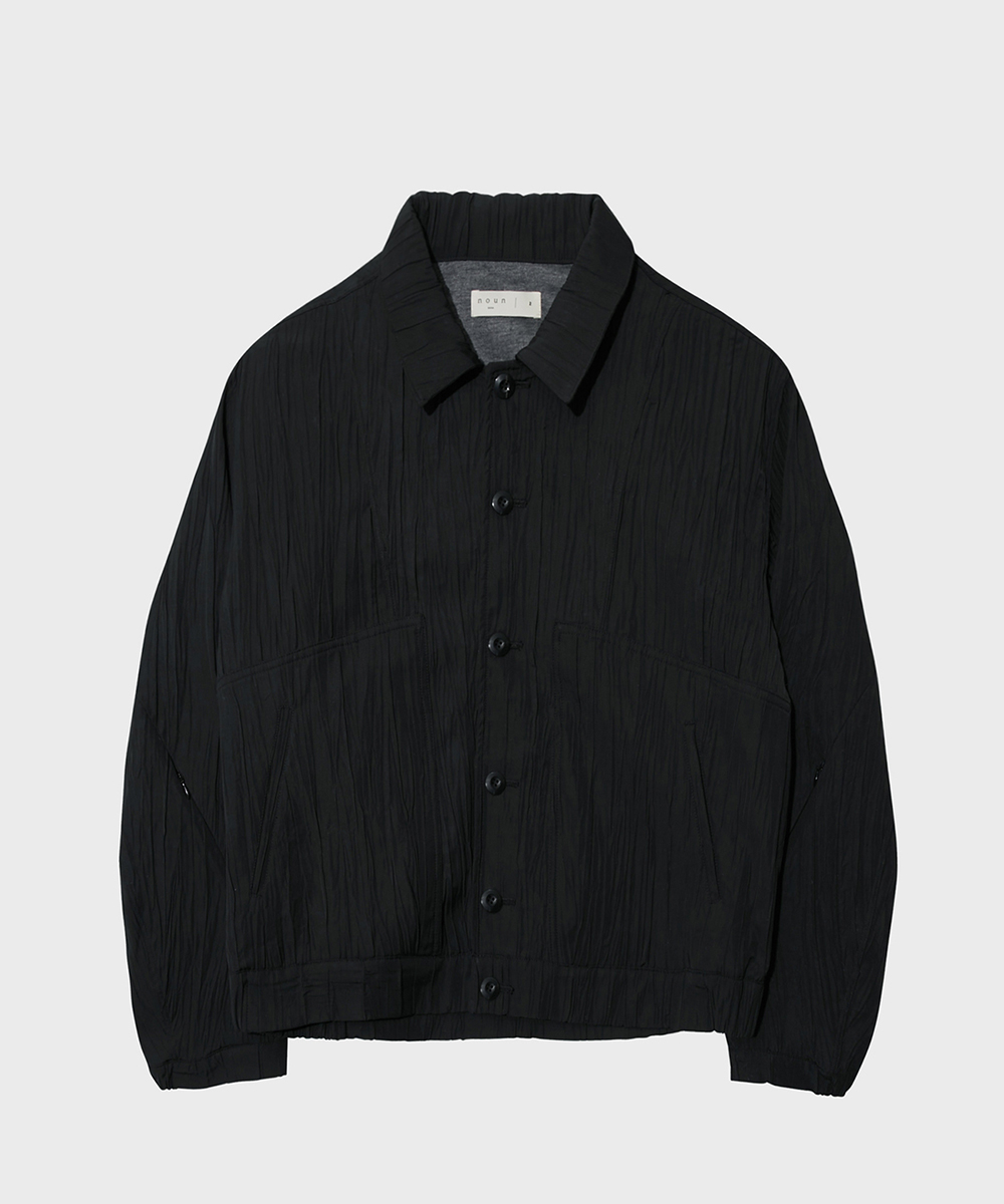 [23S/S] wrinkle wide jacket (black), [noun](노운),[23S/S] wrinkle wide jacket (black)