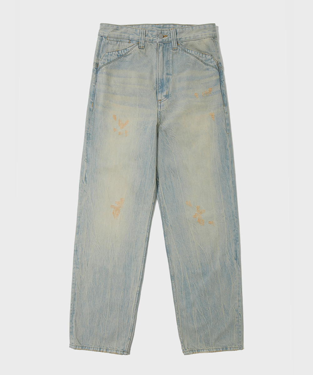 [23S/S] vintage washed denim pants (light blue), [noun](노운),[23S/S] vintage washed denim pants (light blue)