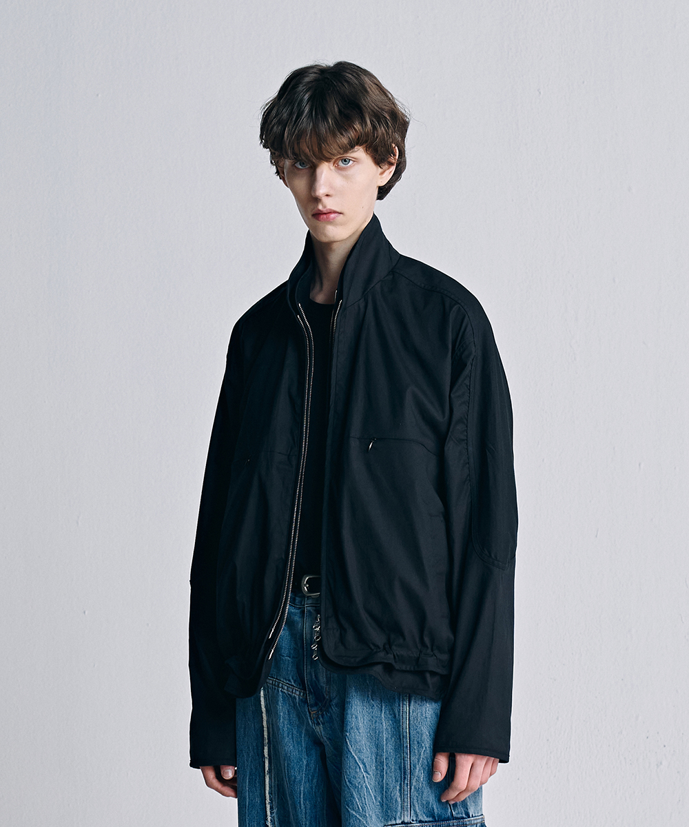 [23S/S] layered jacket (black), [noun](노운),[23S/S] layered jacket (black)