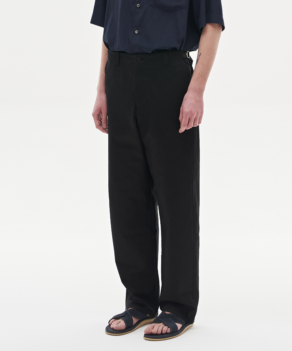 [23S/S] straight chino pants (black), [noun](노운),[23S/S] straight chino pants (black)