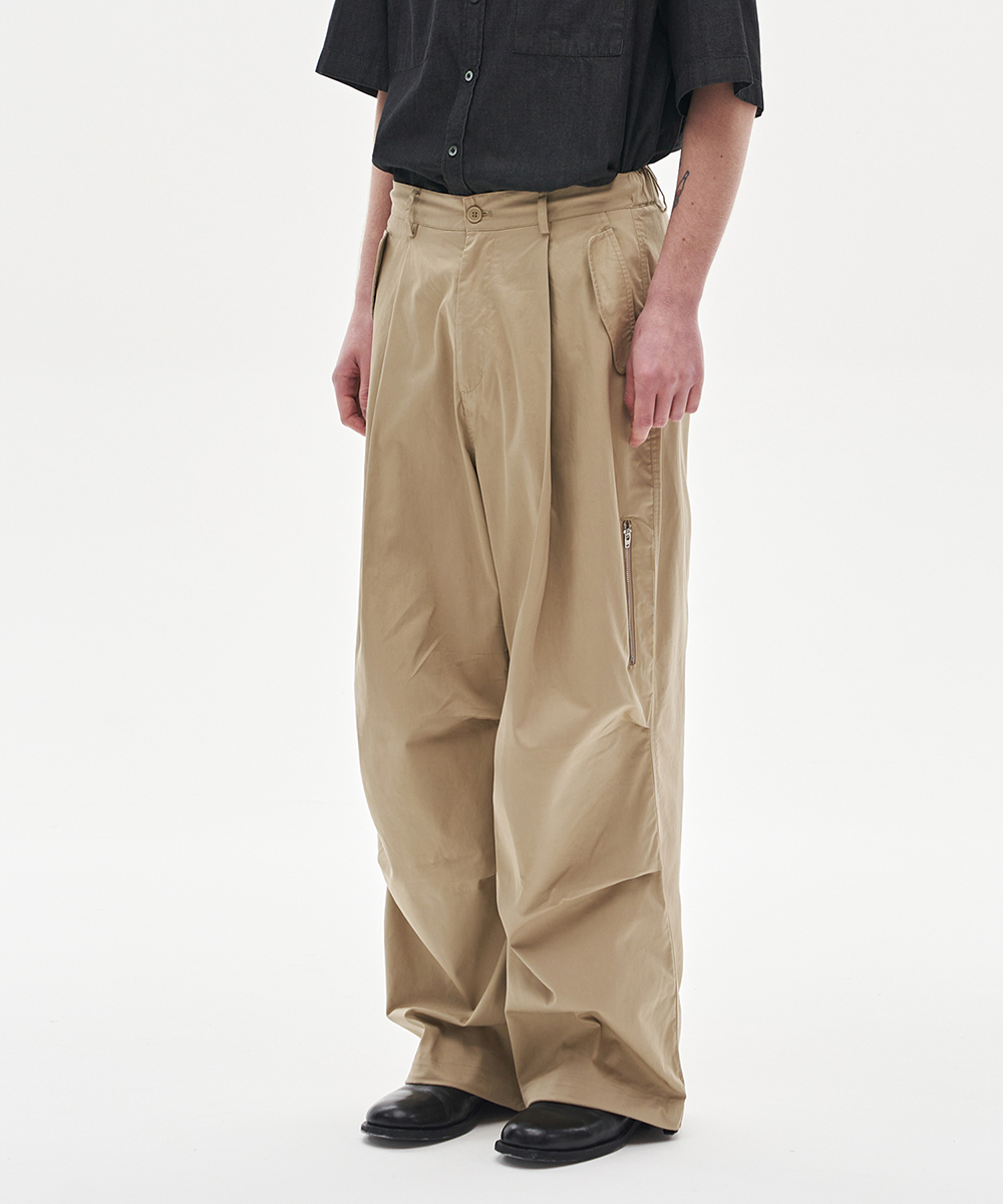 [23S/S] wide multi pants (beige), [noun](노운),[23S/S] wide multi pants (beige)