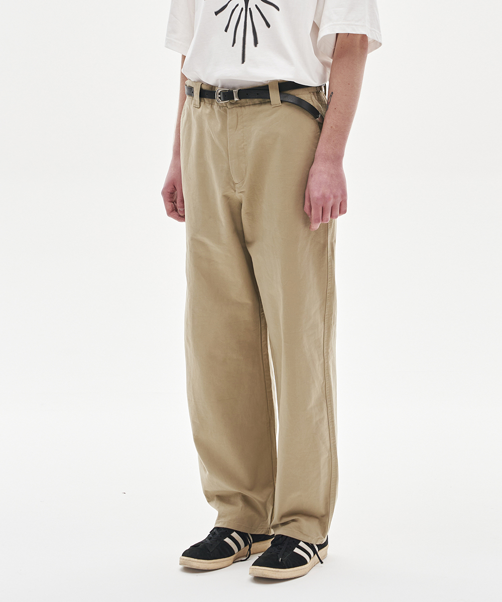 [23S/S] straight chino pants (beige), [noun](노운),[23S/S] straight chino pants (beige)