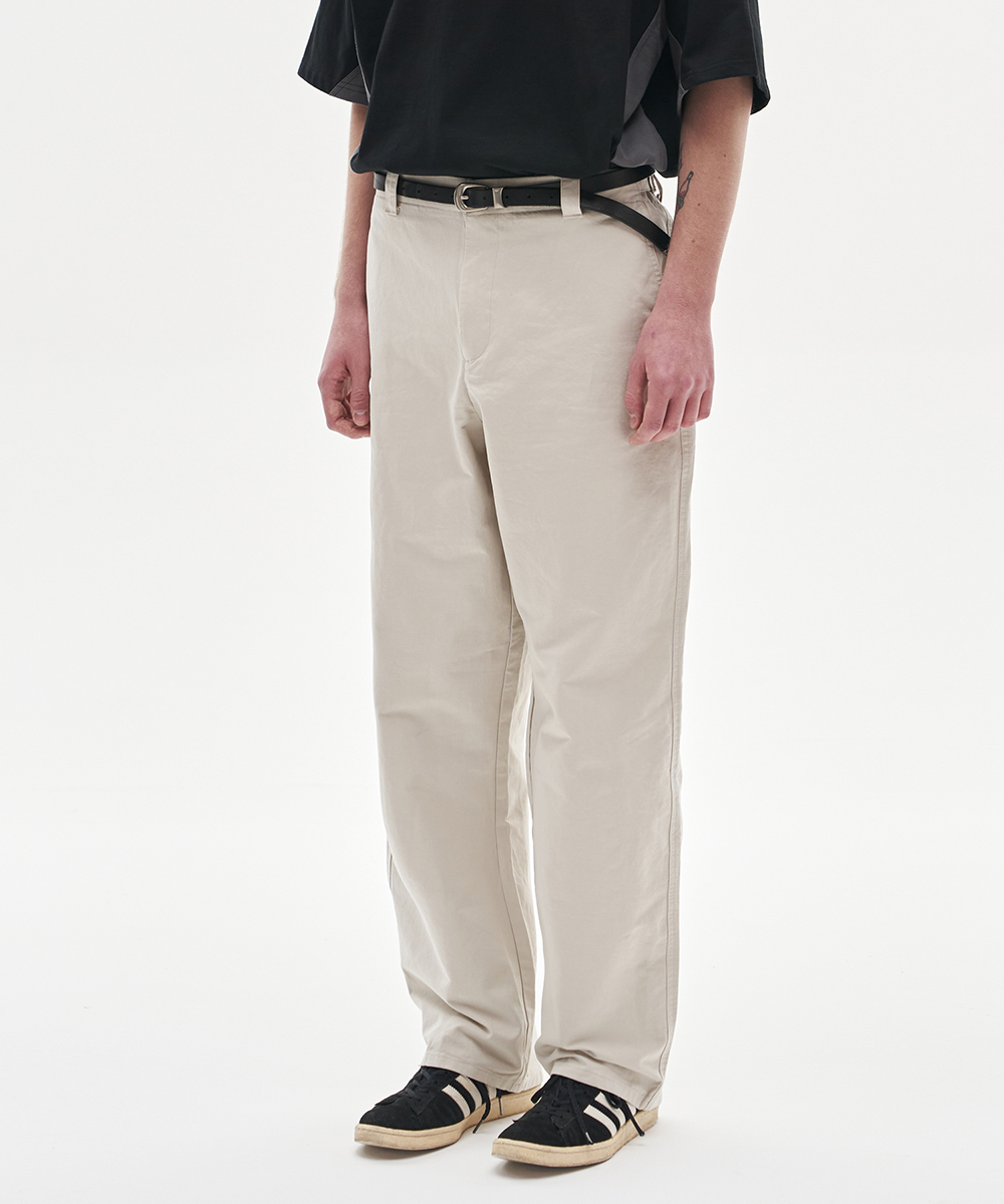 [23S/S] straight chino pants (light grey), [noun](노운),[23S/S] straight chino pants (light grey)