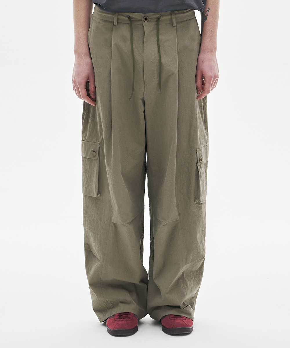 [23S/S] twist cargo pants (olive), [noun](노운),[23S/S] twist cargo pants (olive)