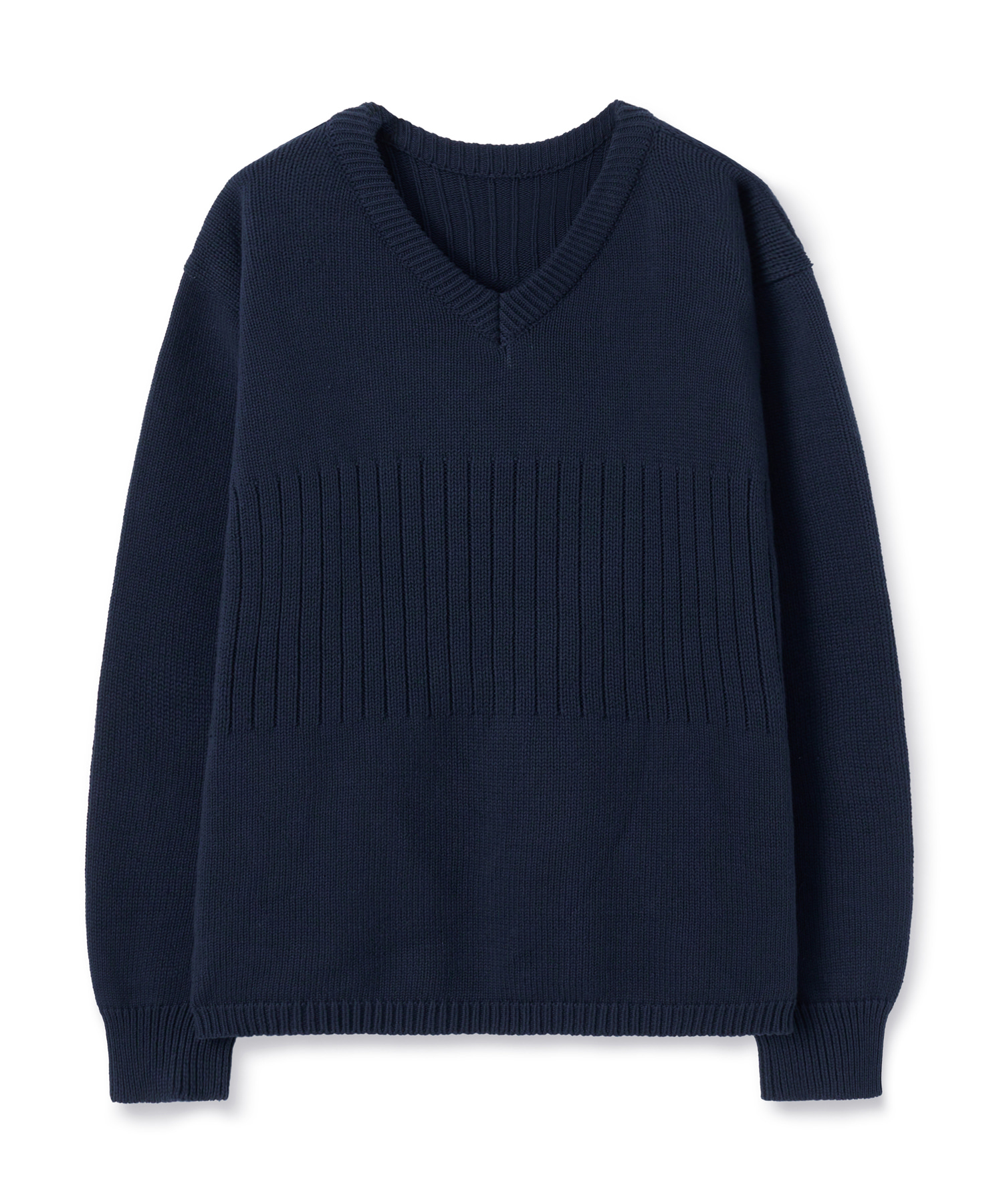 [23F/W] v neck knit (navy), [noun](노운),[23F/W] v neck knit (navy)