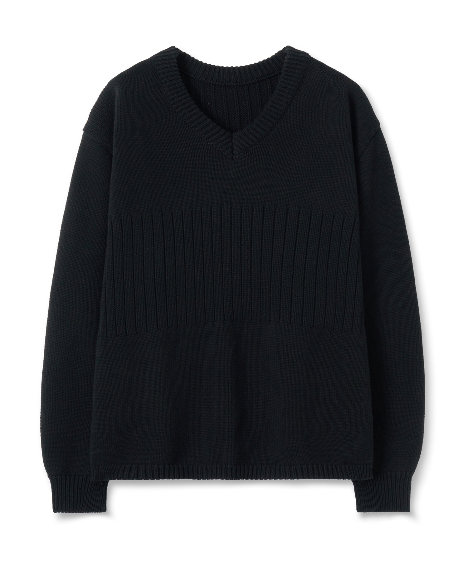 [23F/W] v neck knit (black), [noun](노운),[23F/W] v neck knit (black)