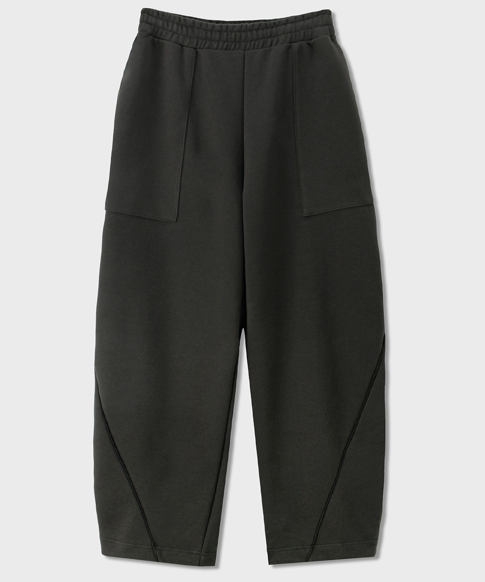 [24S/S] wide sweat pants (charcoal), [noun](노운),[24S/S] wide sweat pants (charcoal)