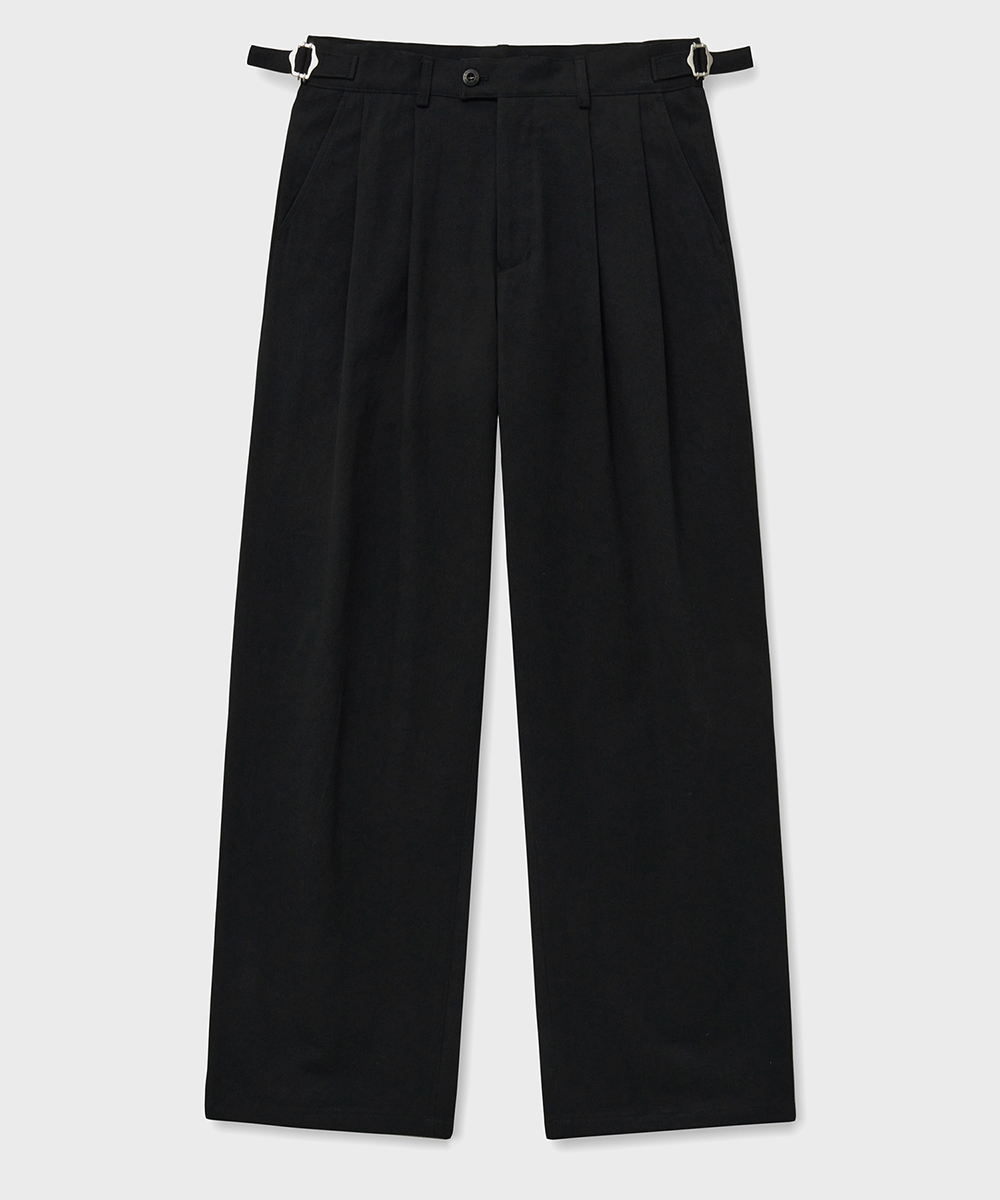 [24S/S] wide chino pants (black), [noun](노운),[24S/S] wide chino pants (black)
