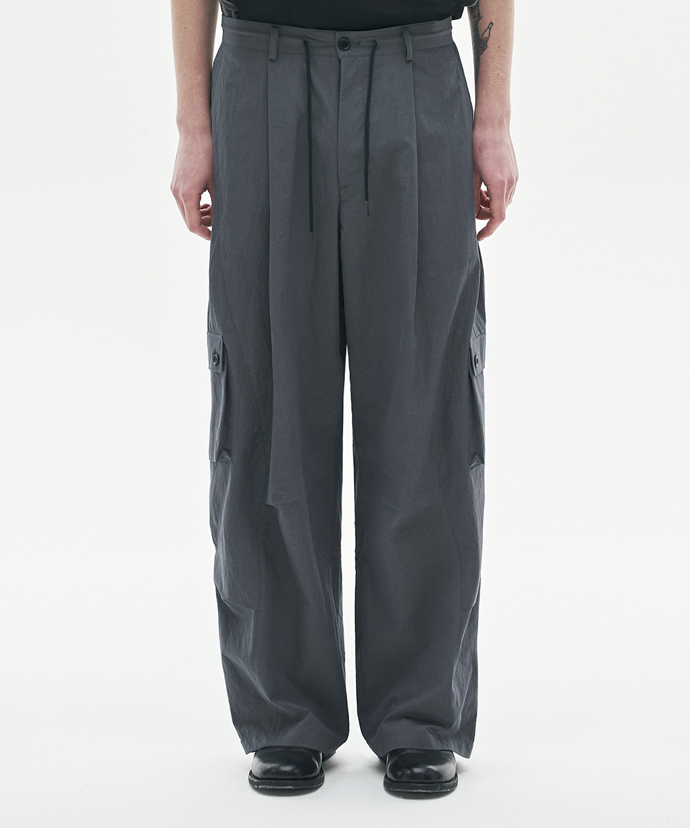 [23S/S] twist cargo pants (grey), [noun](노운),[23S/S] twist cargo pants (grey)