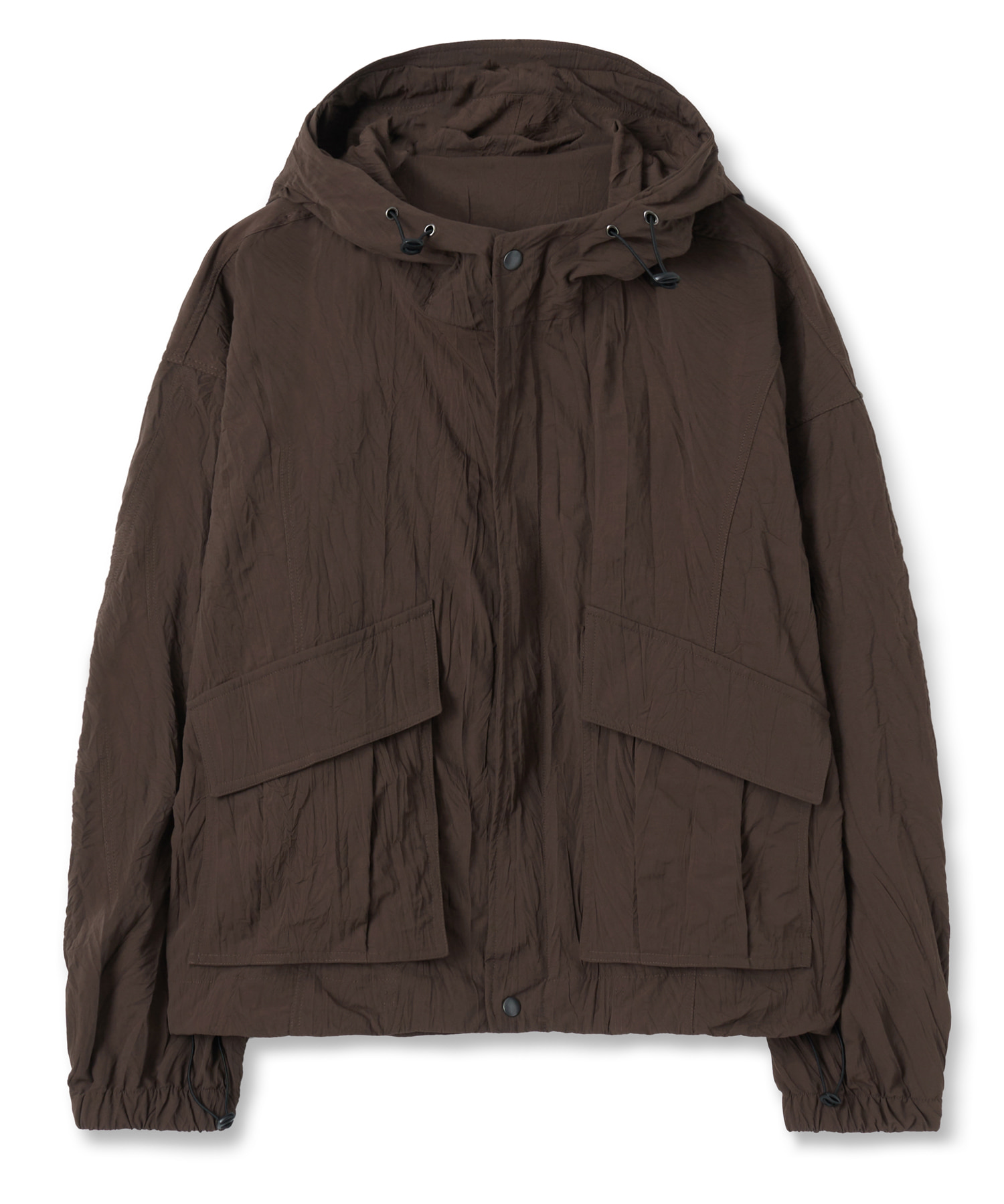 [23F/W] hooded wrinkle jacket (brown)_10월10일 예약배송, [noun](노운),[23F/W] hooded wrinkle jacket (brown)_10월10일 예약배송