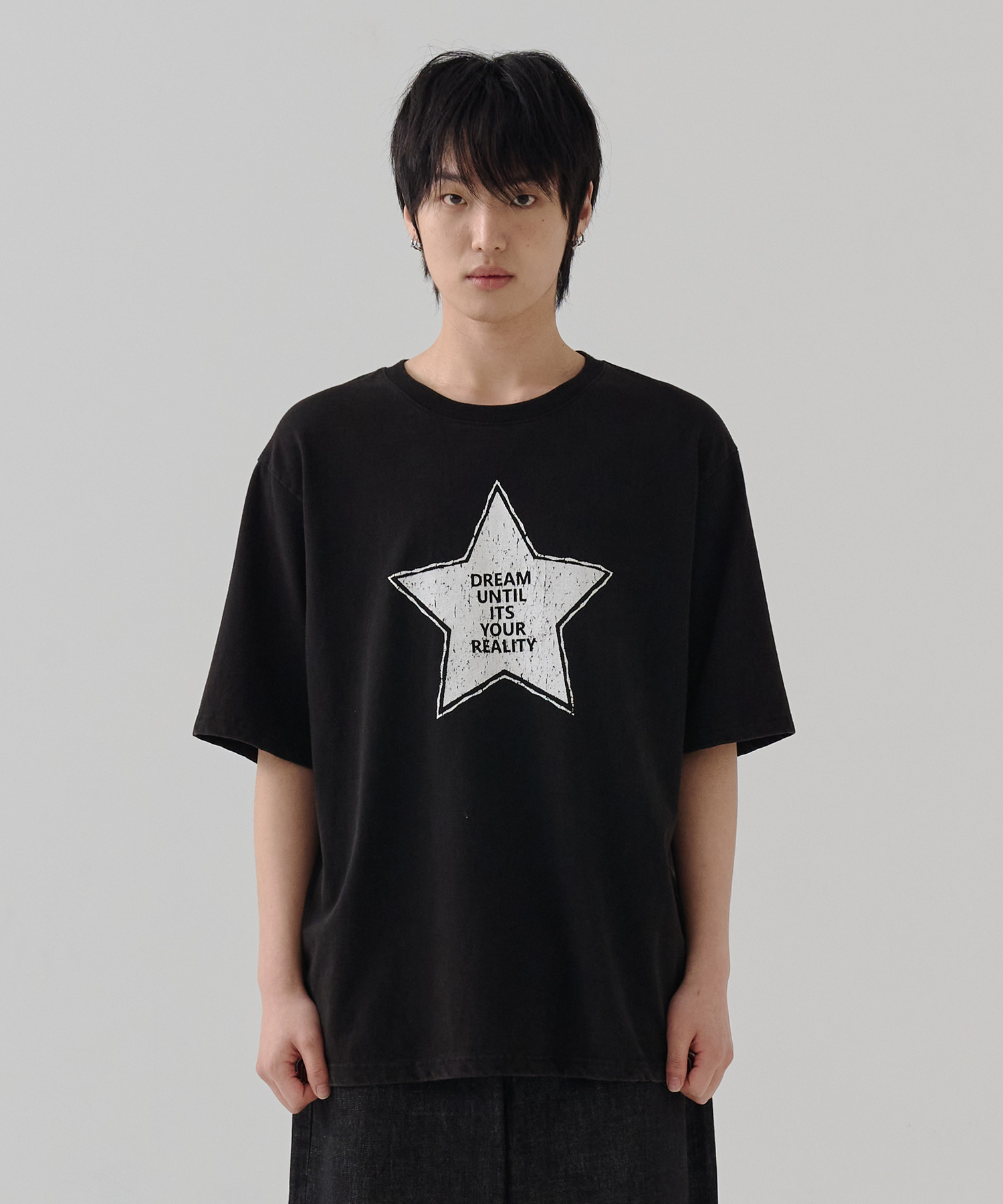 [24S/S] star t shirts (black), [noun](노운),[24S/S] star t shirts (black)